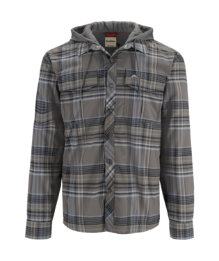 M's Coldweather Hoody Gunmetal Neo Plaid