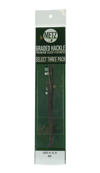 METZ HACKLE SELECT 3 PACK