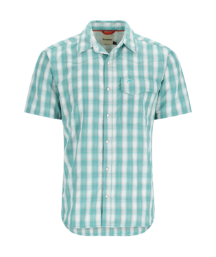 M's Big Sky SS Shirt-Gulf Blue Plaid