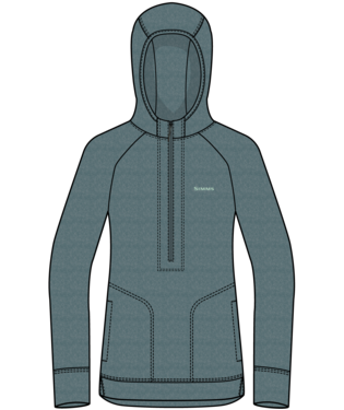W's BugStopper® Hoody Avalon Teal Heather
