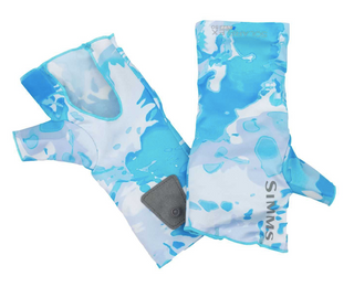 SOLARFLEX NO FINGER SUNGLOVE CLOUD CAMO BLUE