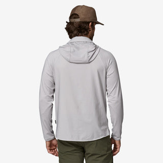M'S RIVER RAMBLER HYBRID SUN HOODY-CRISP GREY