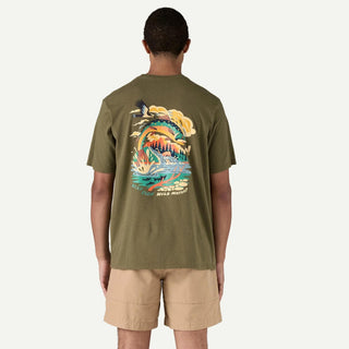 M's Take a Stand Responsibili-Tee - Pine Stream: Tent Green