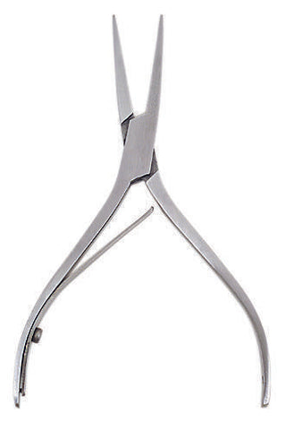 MINI BARB CRUSHER PLIER 4" SATIN STR.