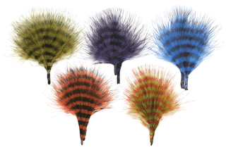 BARRED MARABOU BLOOD QUILL