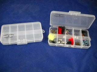 LG TEN COMPARTMENT CLEAR POLY BOX