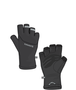 Freestone Half-Finger Glove- Black
