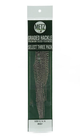 METZ HACKLE SELECT 3 PACK