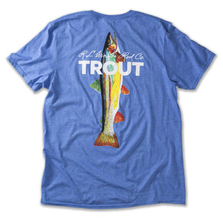 WINSTON TROUT TECH BLUE T-SHIRT