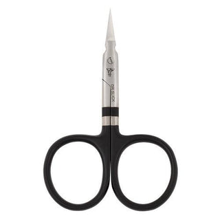 Arrow Scissor, 3-1/2", TC, Black Loops, Straight