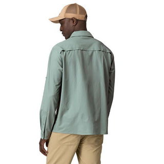 M's L/S Self Guided Sun Shirt - Blue Sage