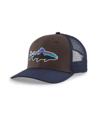 FITZ ROY TROUT TRUCKER HAT BASALT BROWN