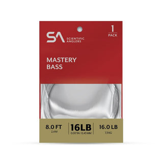 SA MASTERY BASS LEADERS 8' 16LB 1-PACK