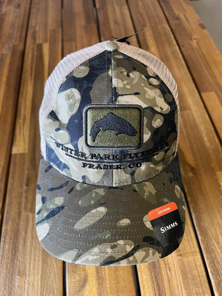 CBP TROUT ICON TRUCKER RIPARIAN CAMO