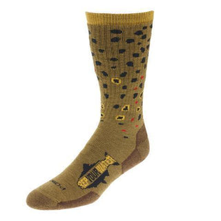 RepYourWater Mid-Weight Socks - Brown Trout