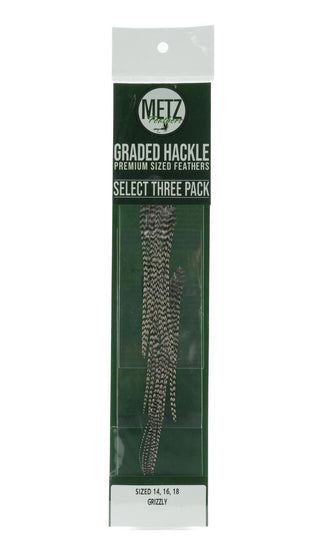 METZ HACKLE SELECT 3PK