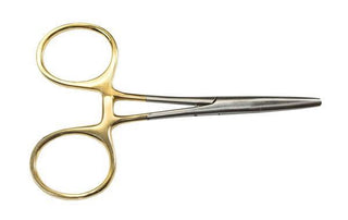 5" DELUXE FORCEPS W/ GOLD HANDLE