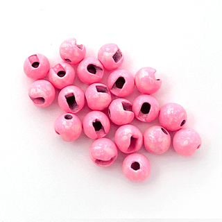 Slotted Tungsten Beads LIGHT PINK