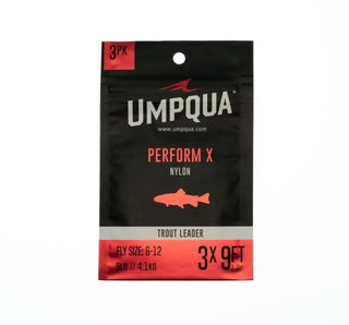 PERFORM X NYLON TROUT LEADER 9FT 3PK
