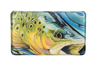 SLIM LYCRA COVERED TROUT DESIGN FLY BOX