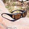 Slim Line (M) Black Polarized Amber