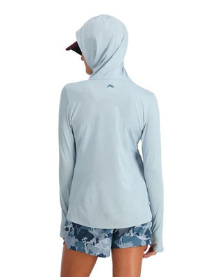 W's SolarFlex® Hoody- Steel Blue Heather