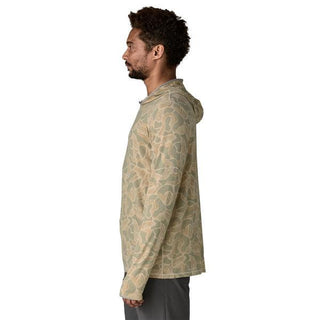 M's Tropic Comfort Natural Hoody- Coastal Edge: Natural