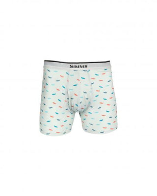 M'S SIMMS BOXER BRIEF- TROUT CRITTER