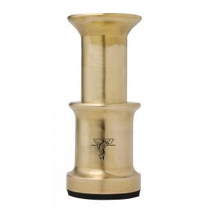 Hair Stacker, (Small) 1-3/4", Gold, w/Padded Base, Brass