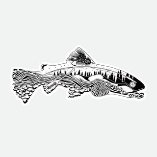 ELEMENTS OF FLY FISHING STICKER