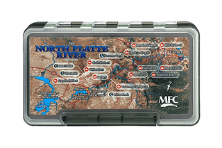 MFC Waterproof Fly BoxNorth Platte River Map - Large